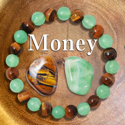 Lucky Charm Bracelet - Wealth and Fortune - Green Adventure Stone、Malachite、Citrine、Tigereye、Pyrrhotite - Perfect for Anniversary、Birthday、Summer Parties and Themed Events