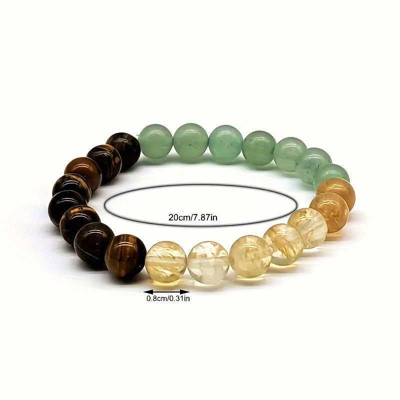 Good Luck Prosperity Bracelet Natural Stone Bracelet Successfully Cured Stress Relief Jewelry Gift Perfect Gift for Everyday Wear