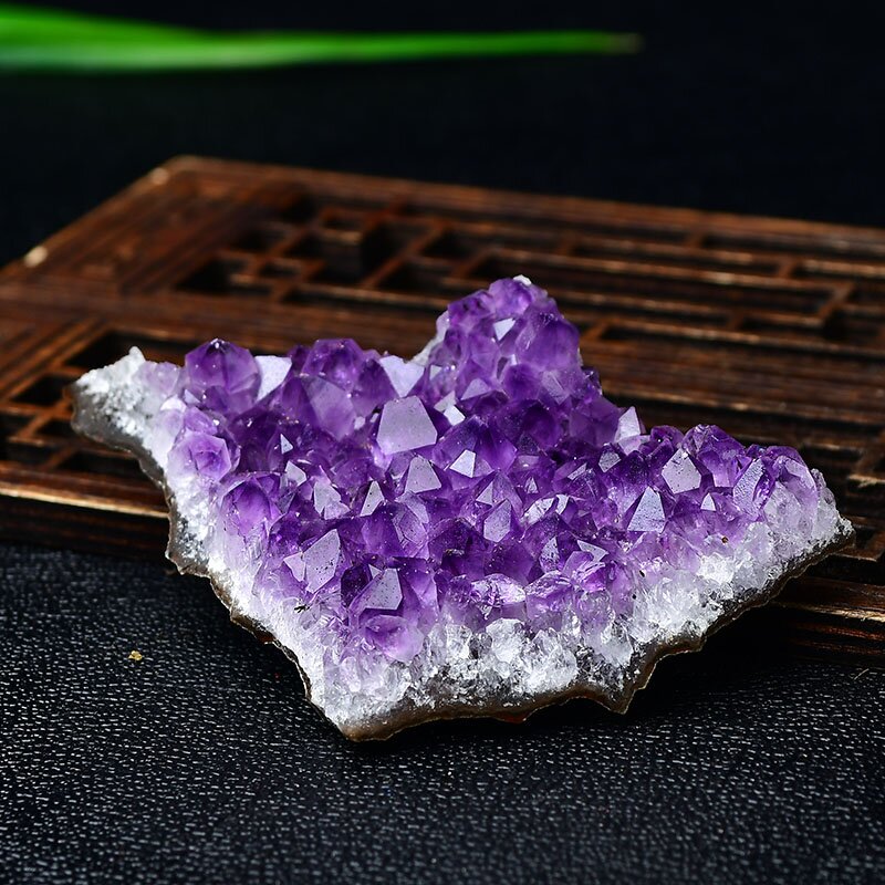 Brazil Natural Amethyst Clusters Rough Stone Ornaments Ore Specimens Home Furnishings Cornucopia Bracelet Degaussing Purification