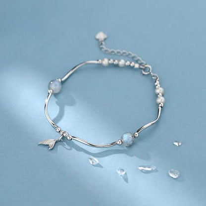 Moonstone Bracelet - Exquisite Bracelet，With Beautiful Moonstone - Perfect for Banquets - Birthday - Party - Thanksgiving Day - Perfect Gift