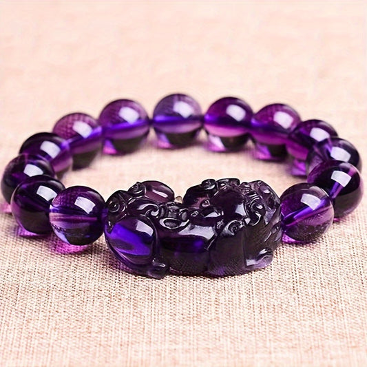 New Amethyst Lucky Feng Shui Bracelet，Safe Lucky Feng Shui Bracelet