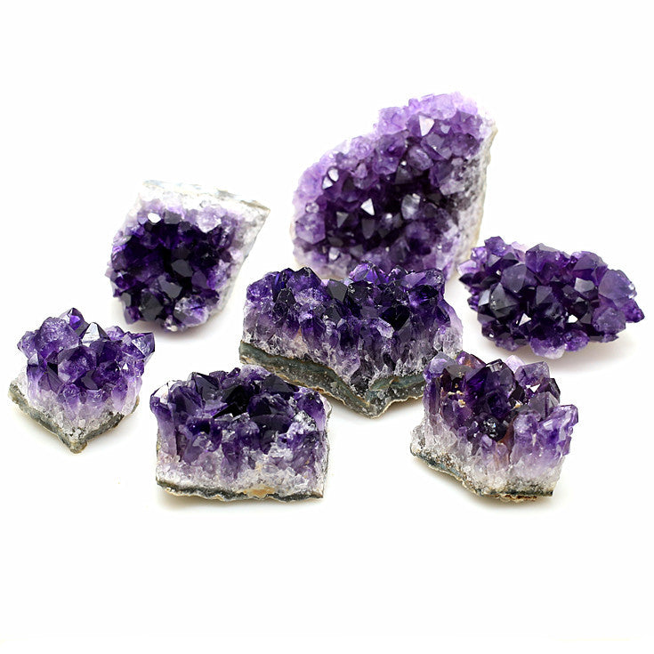 Natural Fantasy Uruguay Amethyst Clusters Rough Stone Small Ornaments Purification Degaussing