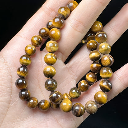 Fashion Yellow Tiger's Eye Bracelet - 3.16Inch Natural Stone，Perfect Choice for Home Decoration and Gifts