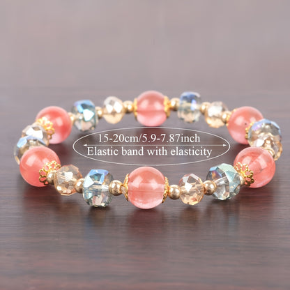 Colorful Crystal Lucky Bracelet - Perfect Jewelry Gift for Women Casual Wear and Special Occasions