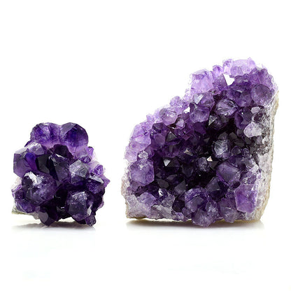 Natural Fantasy Uruguay Amethyst Clusters Rough Stone Small Ornaments Purification Degaussing