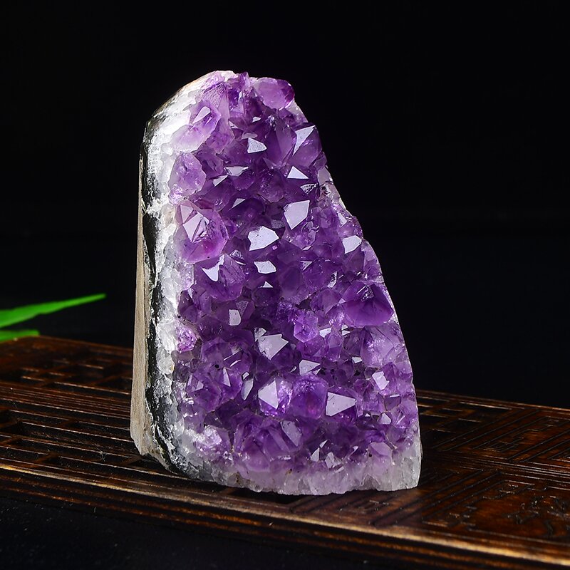 Brazil Natural Amethyst Clusters Rough Stone Ornaments Ore Specimens Home Furnishings Cornucopia Bracelet Degaussing Purification