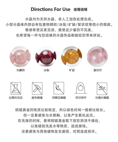 2025New Huang Tajing Running Crystal Bracelet Female Rich Kyushu Zachilam Tigereye Bracelet Birthday Gift