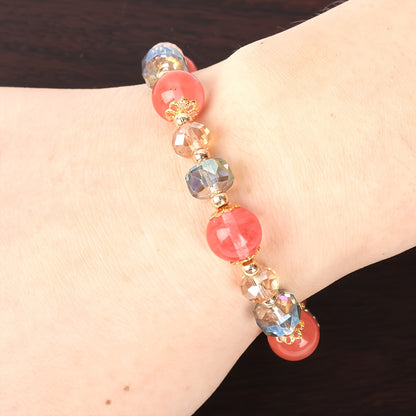 Colorful Crystal Lucky Bracelet - Perfect Jewelry Gift for Women Casual Wear and Special Occasions