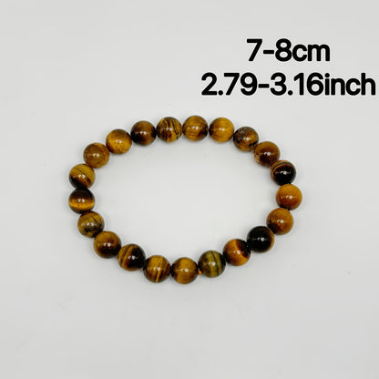 Fashion Yellow Tiger's Eye Bracelet - 3.16Inch Natural Stone，Perfect Choice for Home Decoration and Gifts