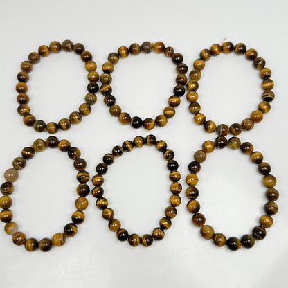 Fashion Yellow Tiger's Eye Bracelet - 3.16Inch Natural Stone，Perfect Choice for Home Decoration and Gifts