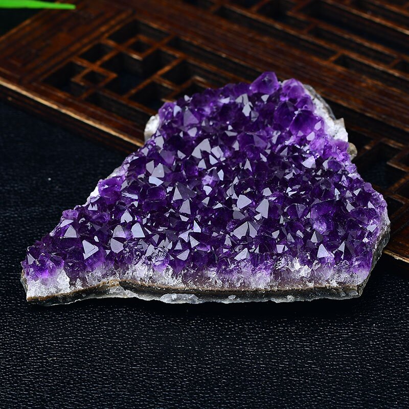 Brazil Natural Amethyst Clusters Rough Stone Ornaments Ore Specimens Home Furnishings Cornucopia Bracelet Degaussing Purification