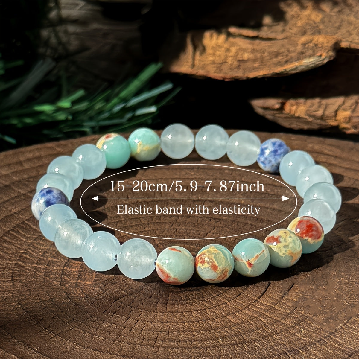 Amazon Stone and Lapis Lazuli Handmade Bead Bracelet - Good Luck and Fortune Crystal Jewelry Gift，Relieve Stress，Jewelry Gifts to Enhance the Confidence and Self-Esteem of Men and Women - Solid Form of Similar Drugs