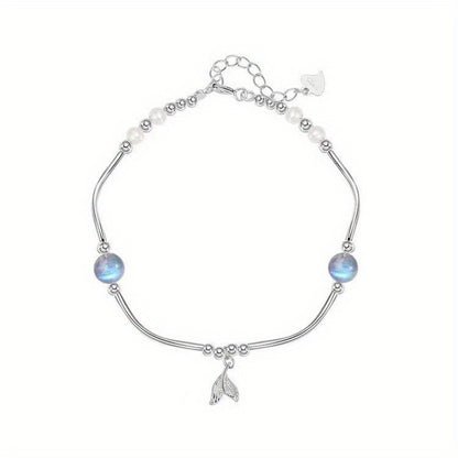 Moonstone Bracelet - Exquisite Bracelet，With Beautiful Moonstone - Perfect for Banquets - Birthday - Party - Thanksgiving Day - Perfect Gift