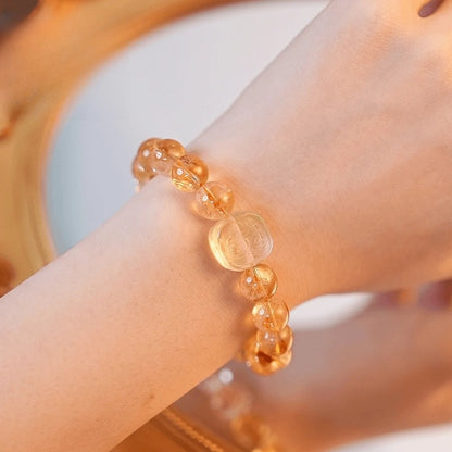 2025New Huang Tajing Running Crystal Bracelet Female Rich Kyushu Zachilam Tigereye Bracelet Birthday Gift