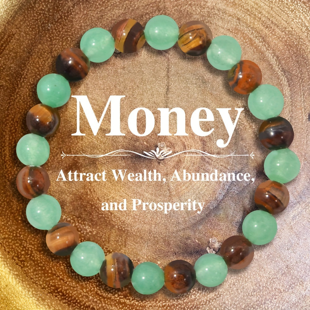 Lucky Charm Bracelet - Wealth and Fortune - Green Adventure Stone、Malachite、Citrine、Tigereye、Pyrrhotite - Perfect for Anniversary、Birthday、Summer Parties and Themed Events