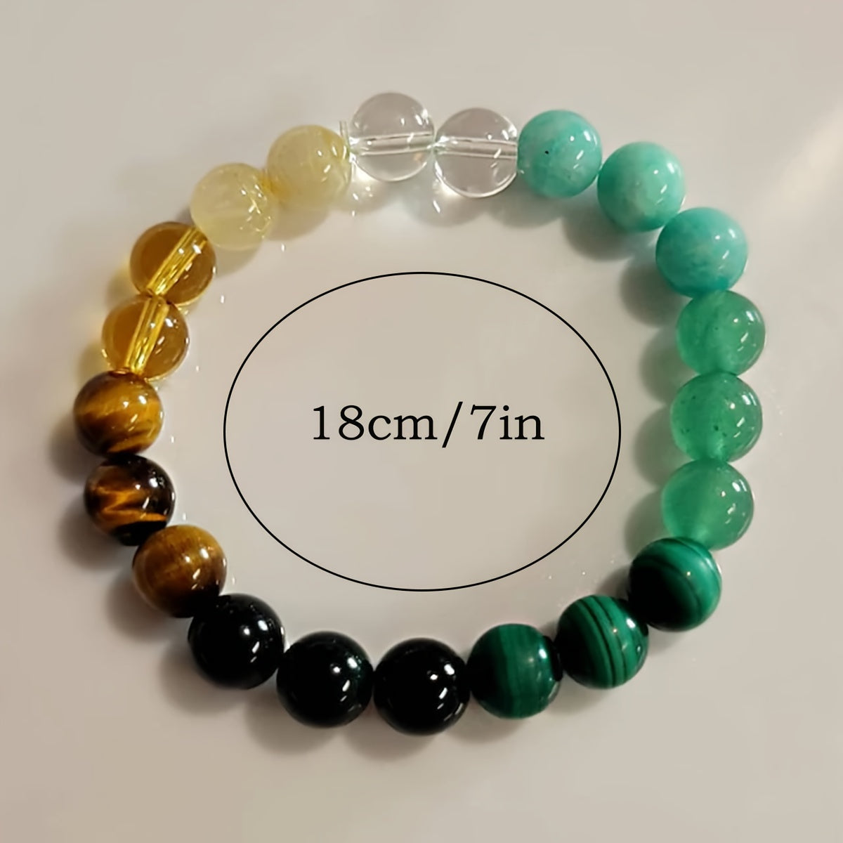 Lucky Charm Bracelet - Wealth and Fortune - Green Adventure Stone、Malachite、Citrine、Tigereye、Pyrrhotite - Perfect for Anniversary、Birthday、Summer Parties and Themed Events