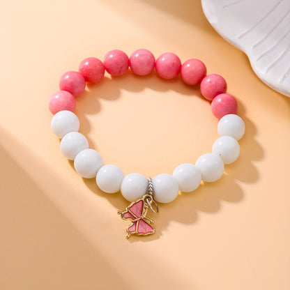 Elegant10mm Natural Stone Beads Bracelet - Aquamarine、Amethyst with Rose Quartz | Protection and Good Luck Symbol | Suitable for Casual Wear and Gifts